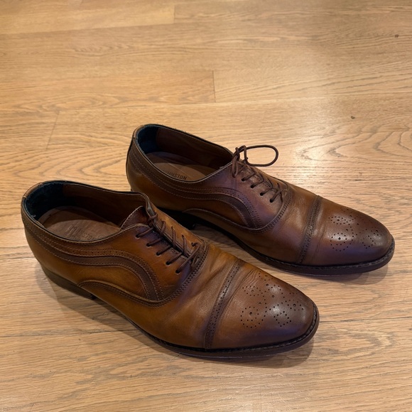 Johnston & Murphy Tan Leather Oxfords Men’s 11